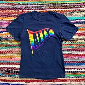Nearly There ~ Ally Pride rainbow tee